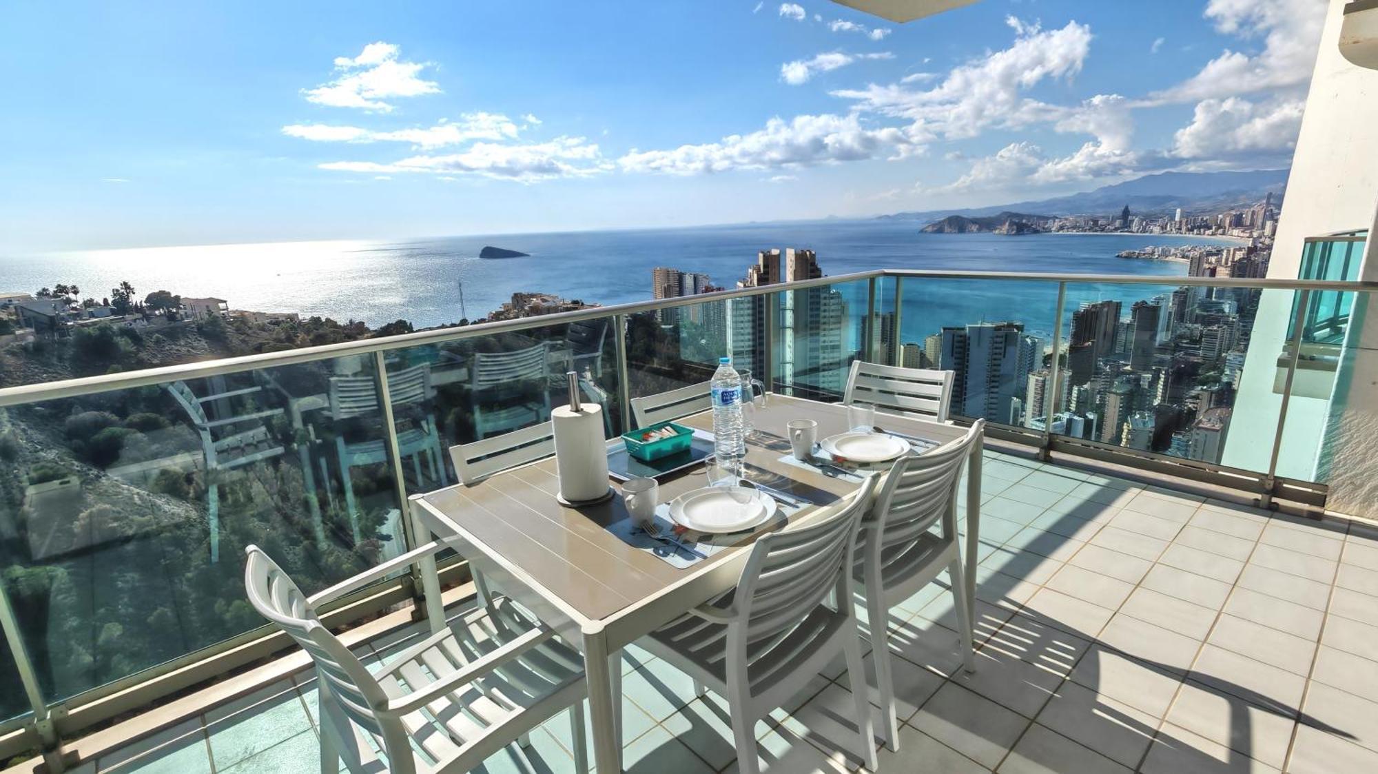Skyline 31 Terraza Privada Con Vistas Al Mar Daire Benidorm Dış mekan fotoğraf
