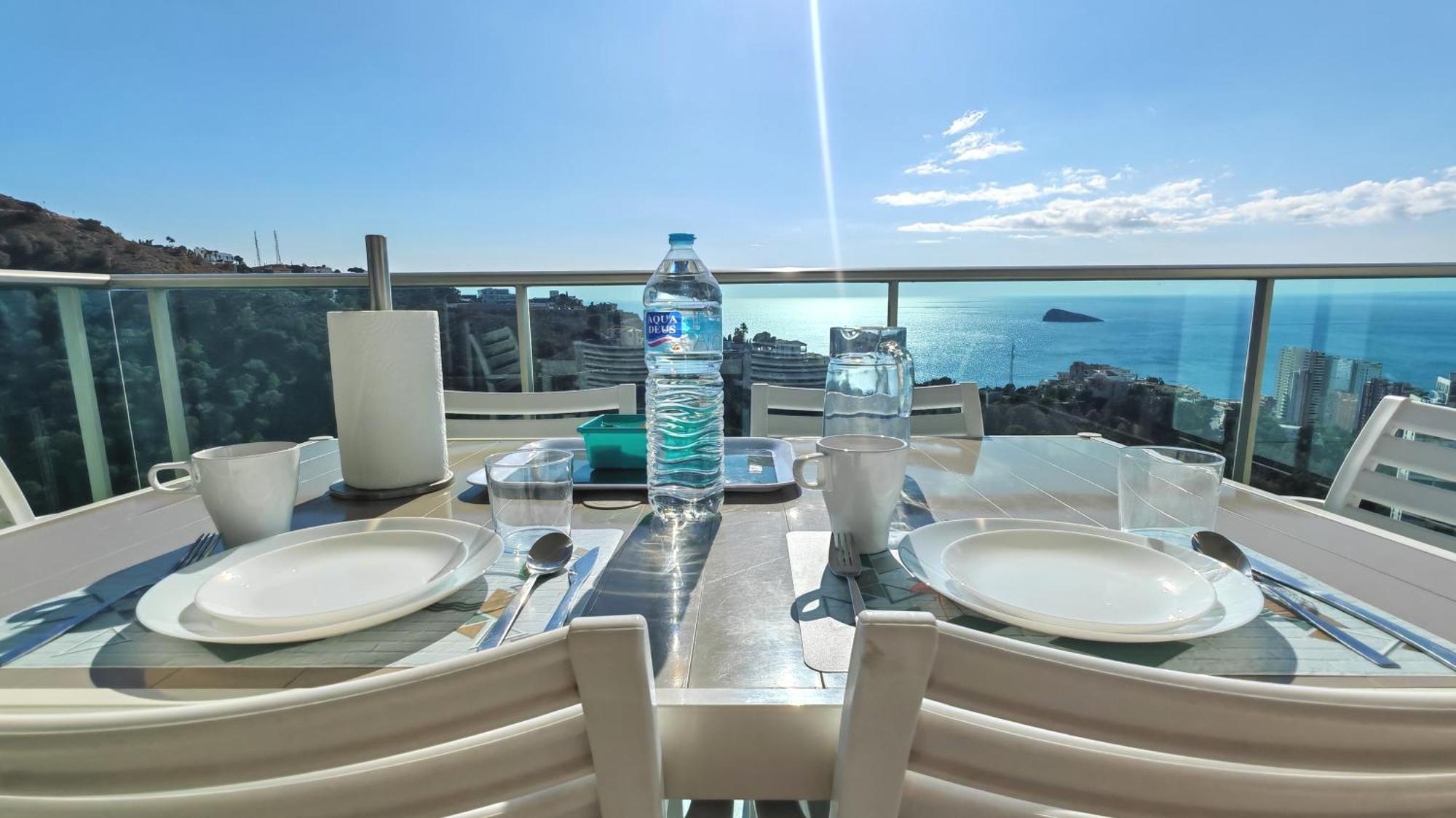 Skyline 31 Terraza Privada Con Vistas Al Mar Daire Benidorm Dış mekan fotoğraf